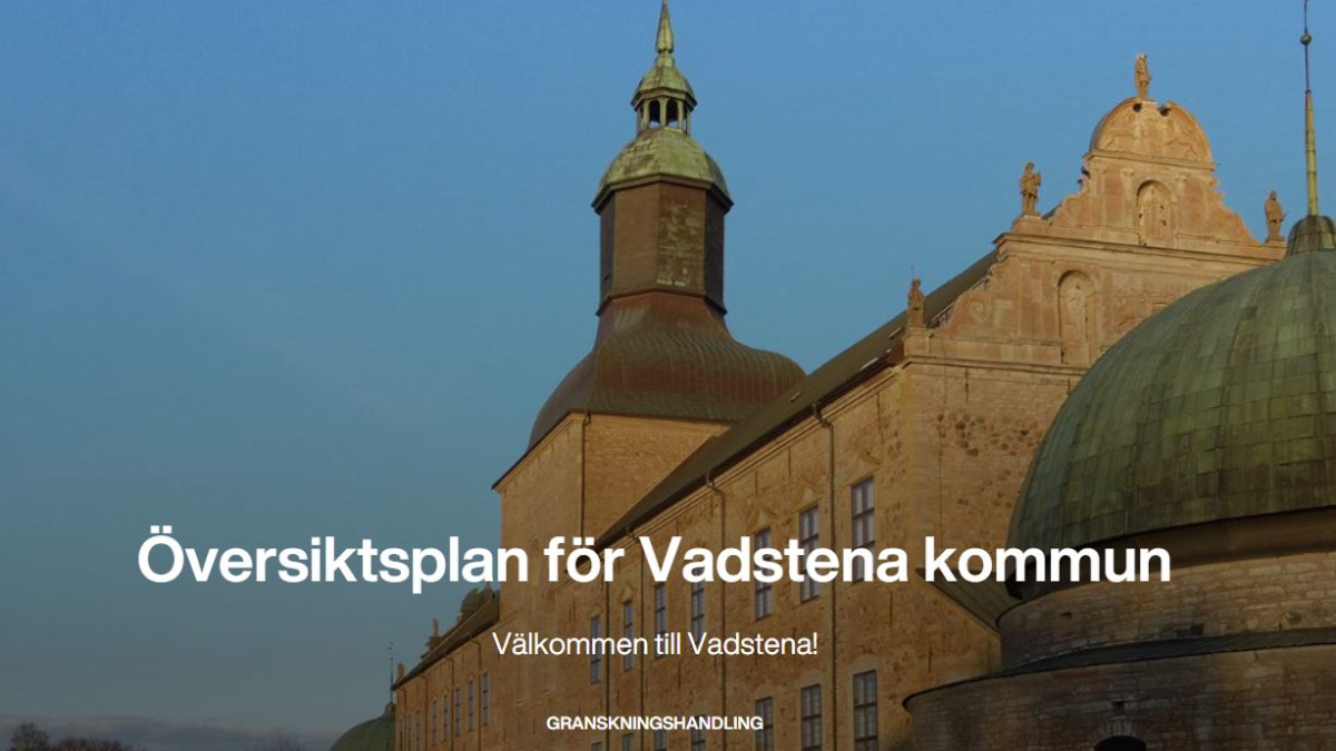 Granskning av Vadstena kommuns nya översiktsplan